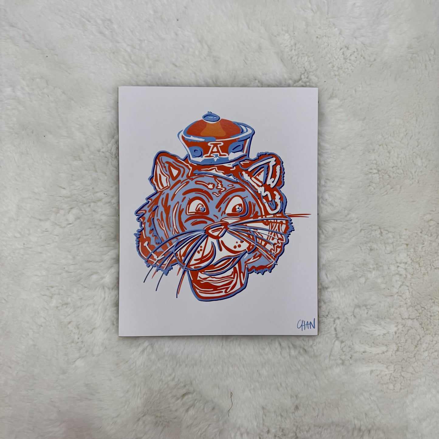 Aubie Print