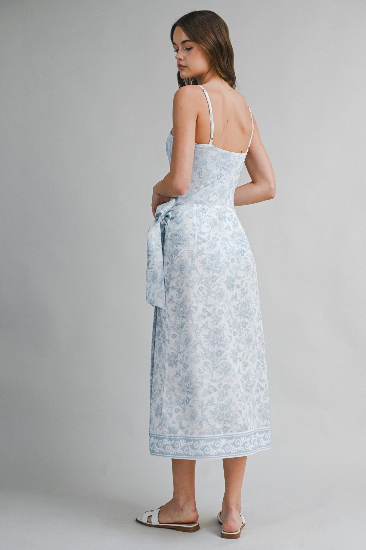Floral Printed Cover Up Skirt