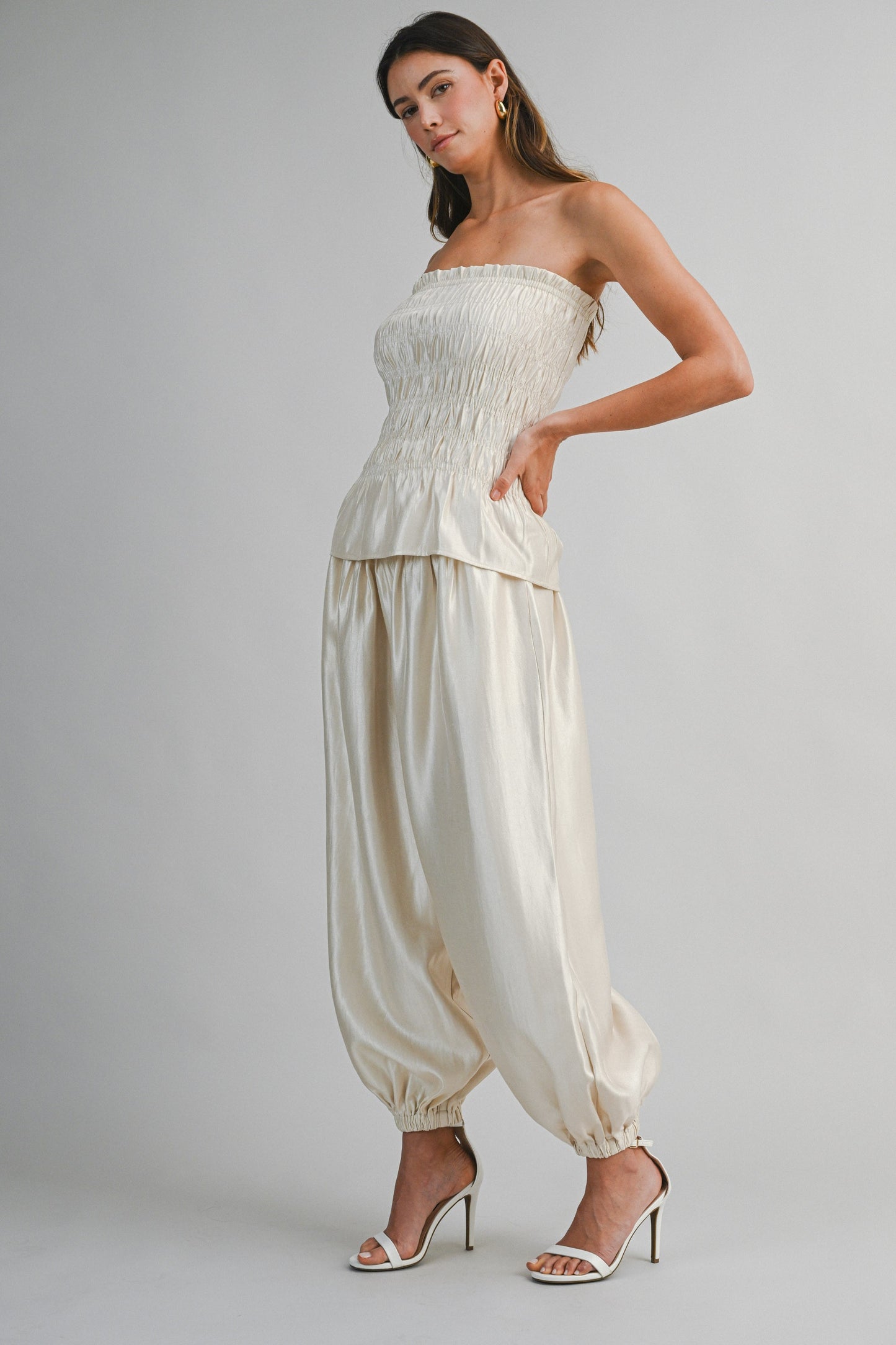 Smocking Balloon Pants