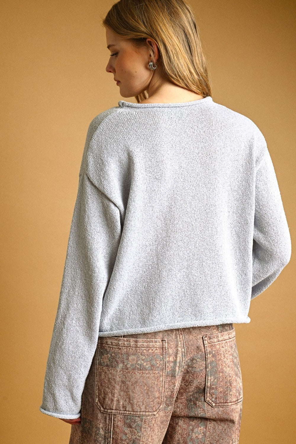 Light Weight Long Sleeve Button Front Cardigan