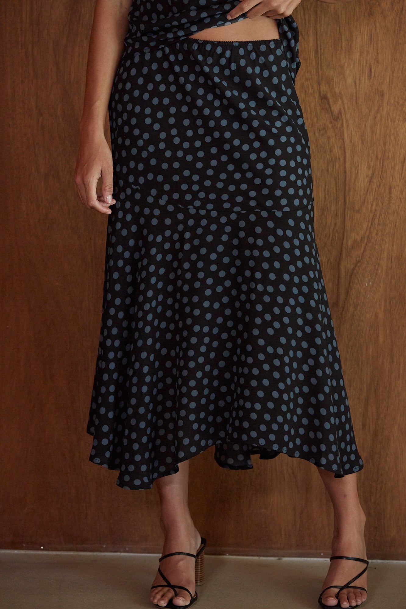 London Night Dotted Skirt