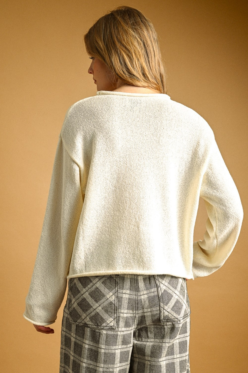 Light Weight Long Sleeve Button Front Cardigan