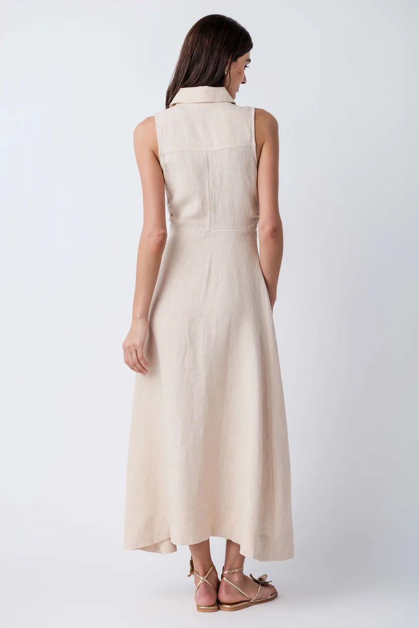 Aimme Linen Maxi Dress