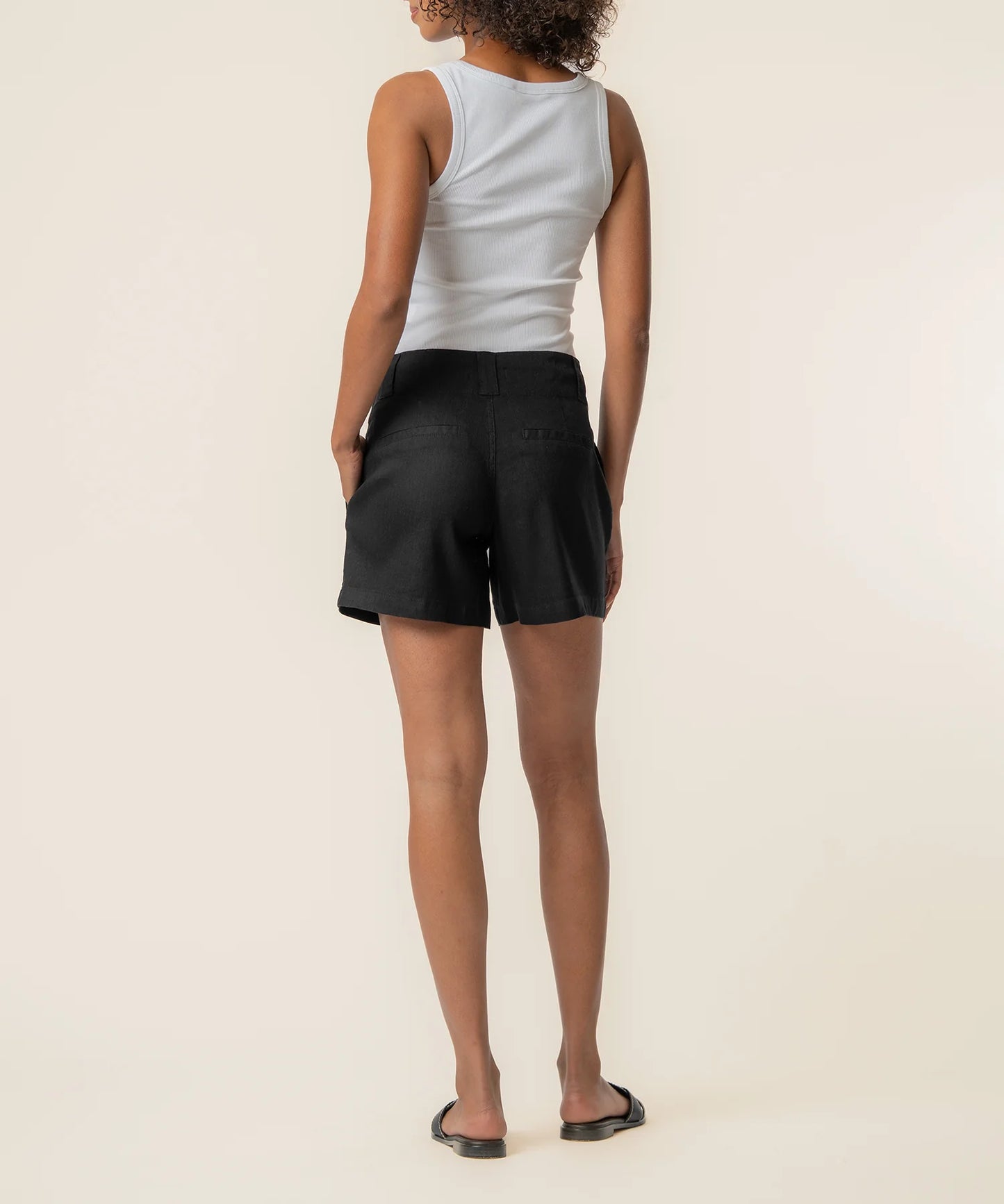 Katie Linen High Rise Short