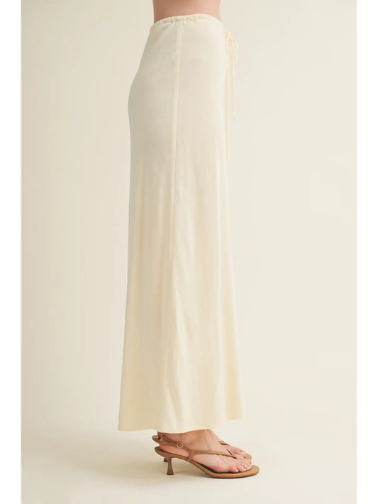 Drawstring Waist Skirt