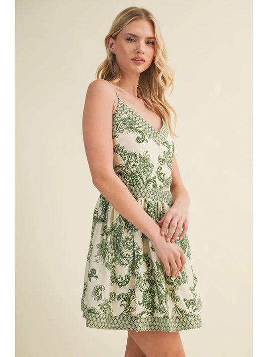 Strap Mini Dress