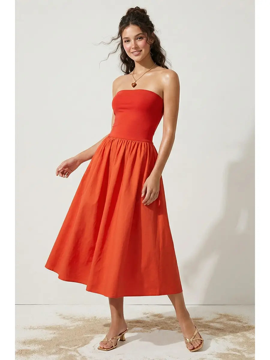 Tube Top Maxi Dress