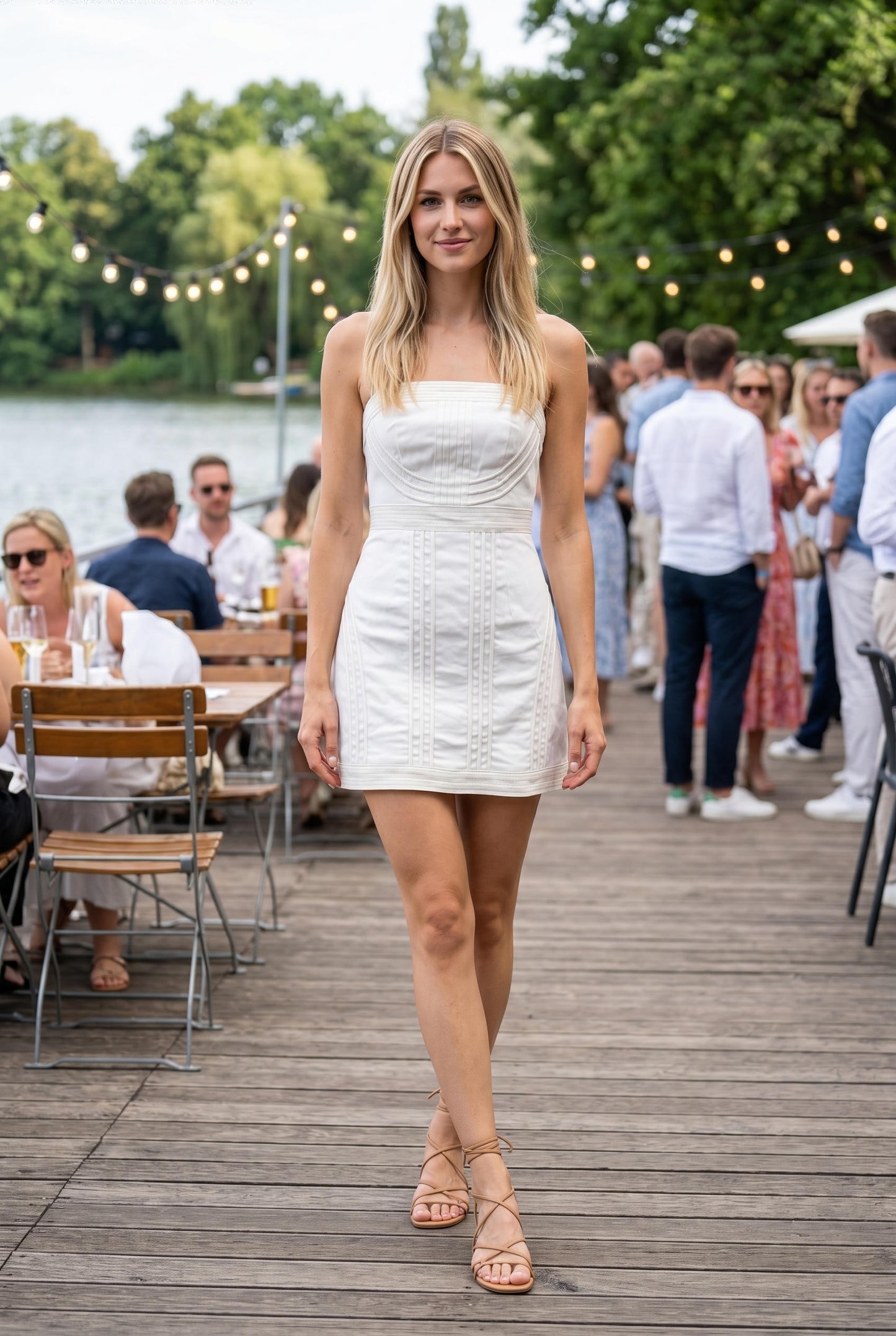 Corded Bustier Mini Dress