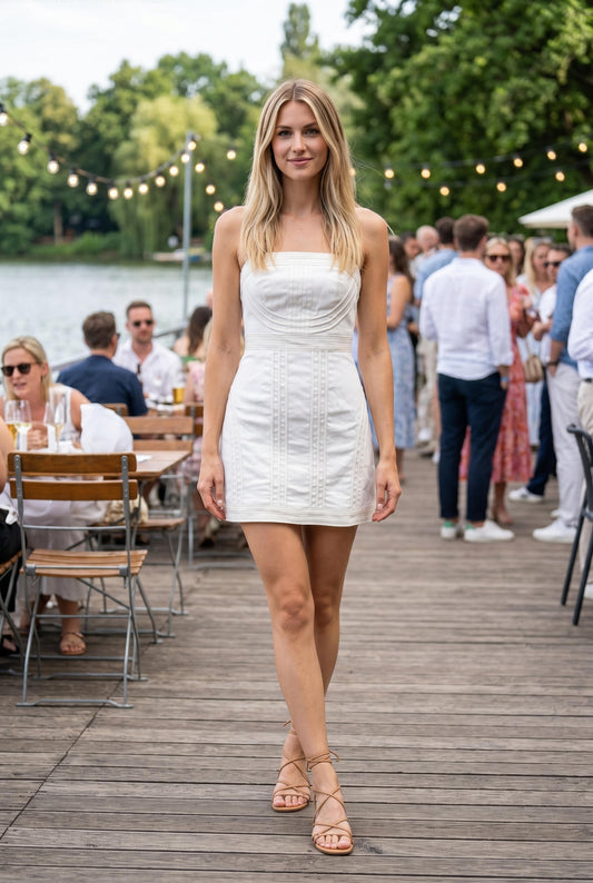 Corded Bustier Mini Dress