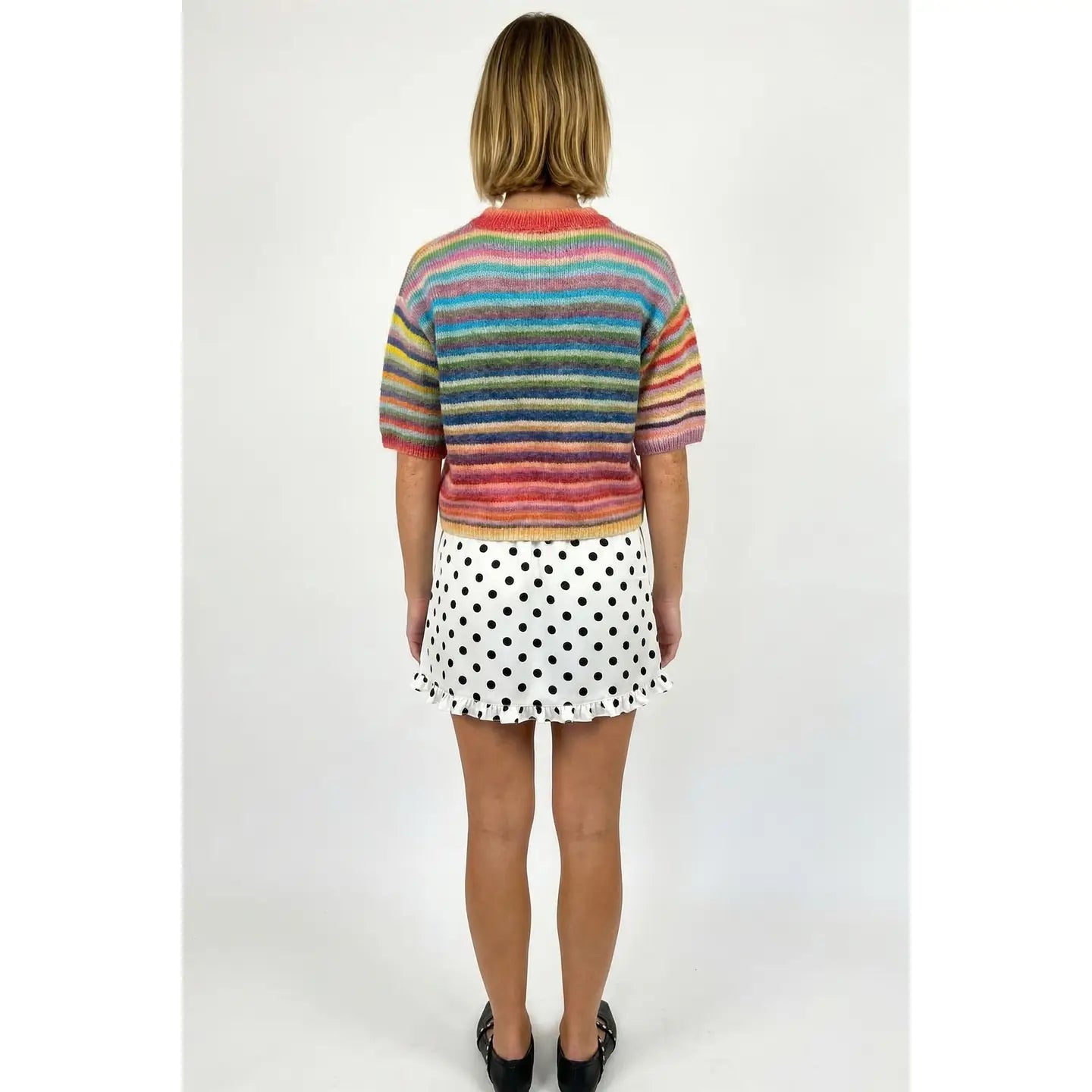 Multi Color Button Up Cardigan