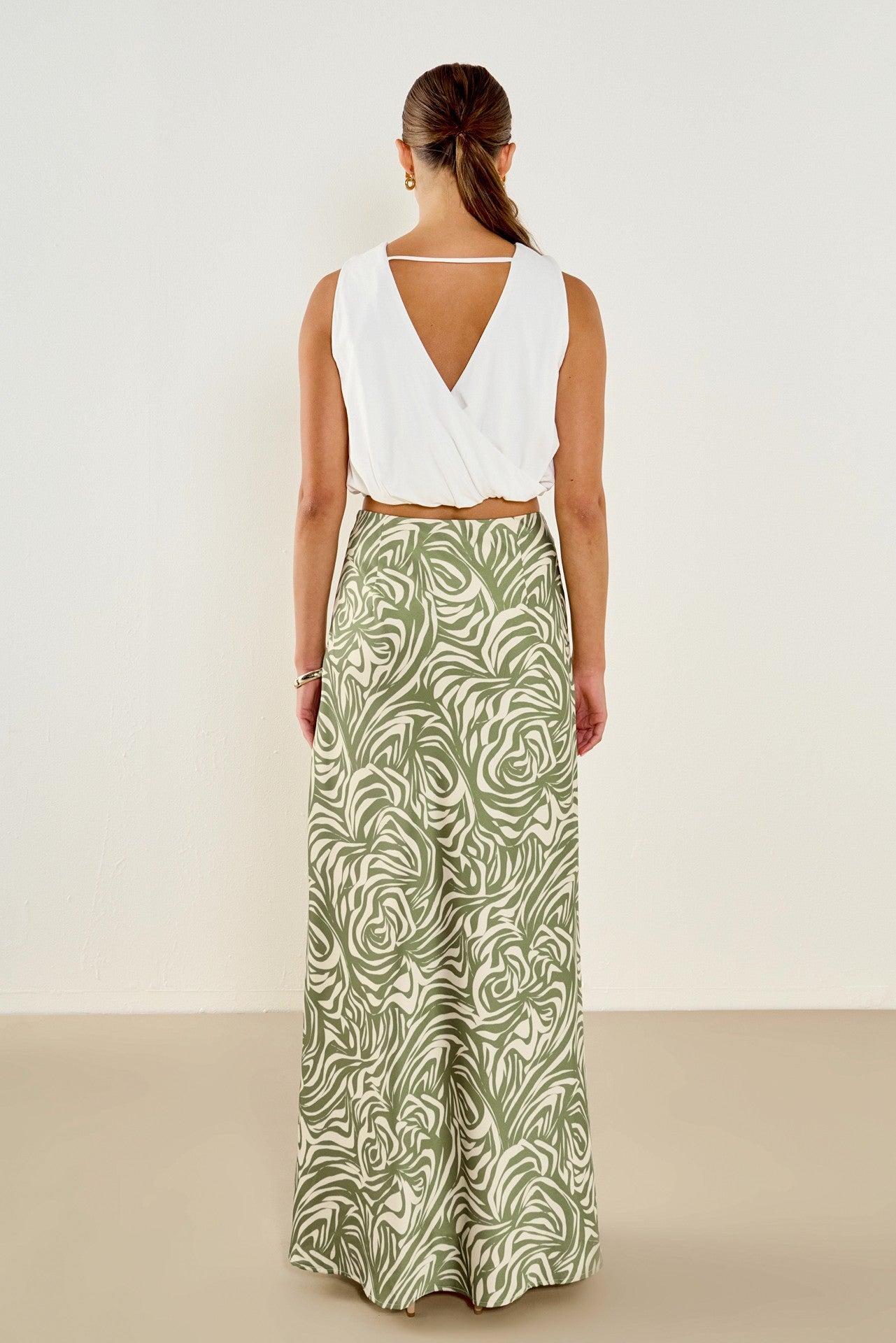 High Low Cropped Tank Top