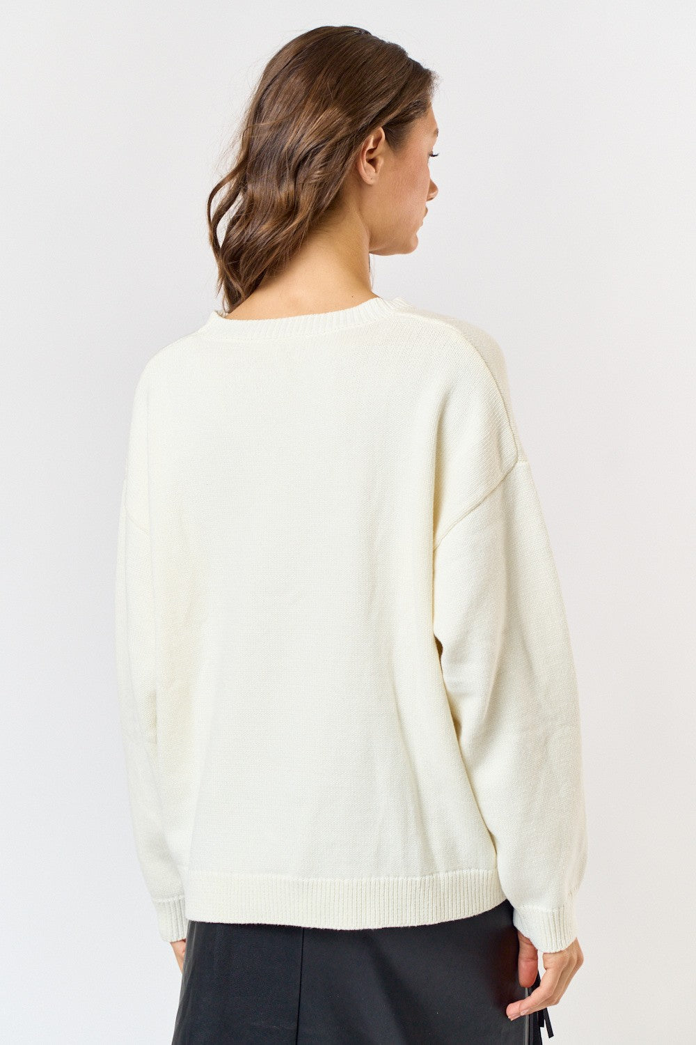 Front Cutout Sweater