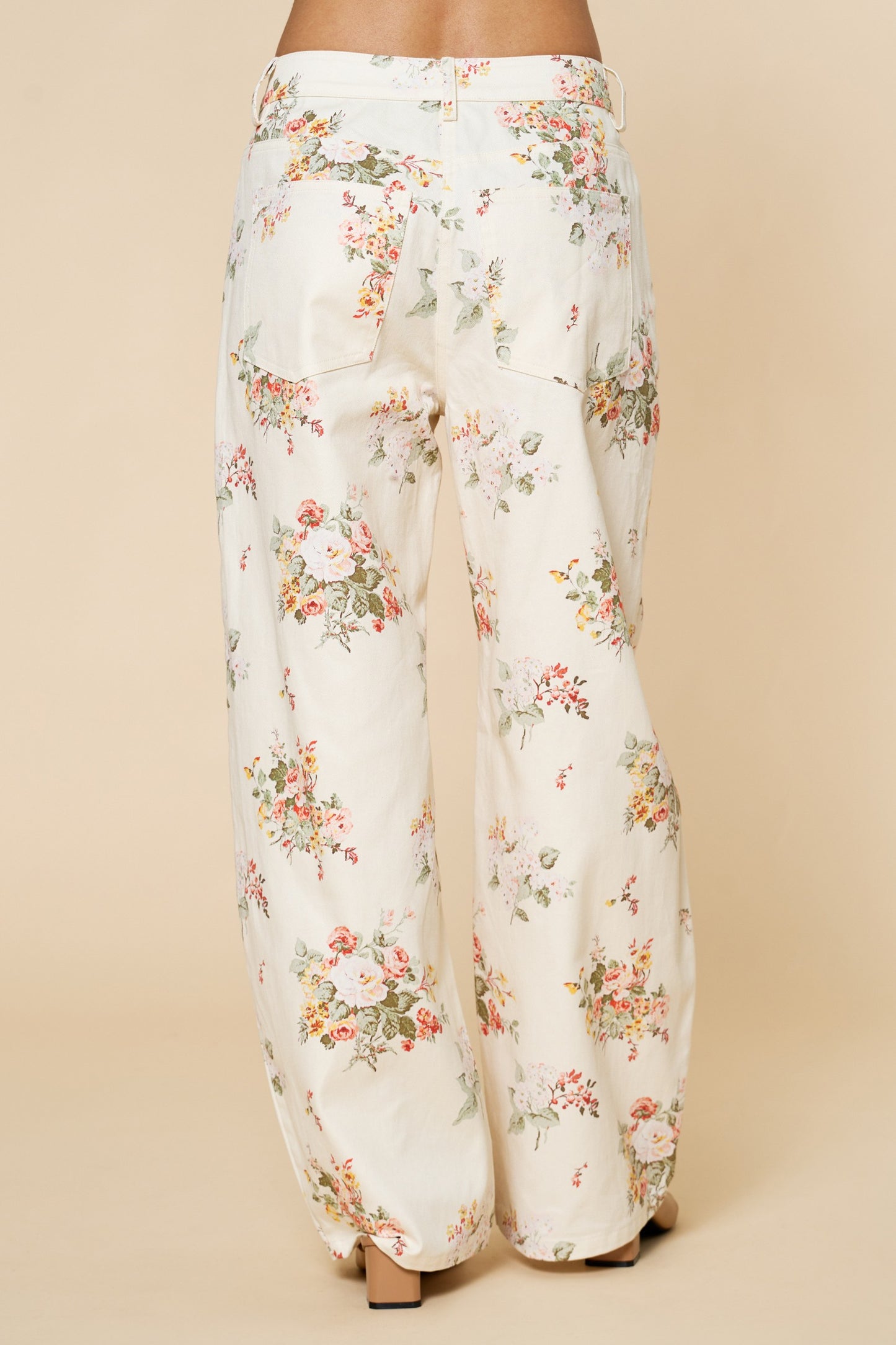 Floral Wide Leg Pants