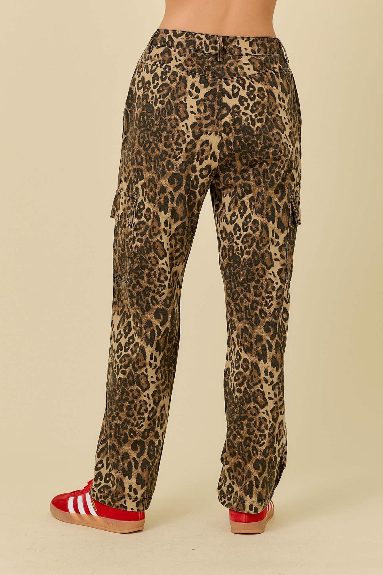 Leopard Cargo Pants