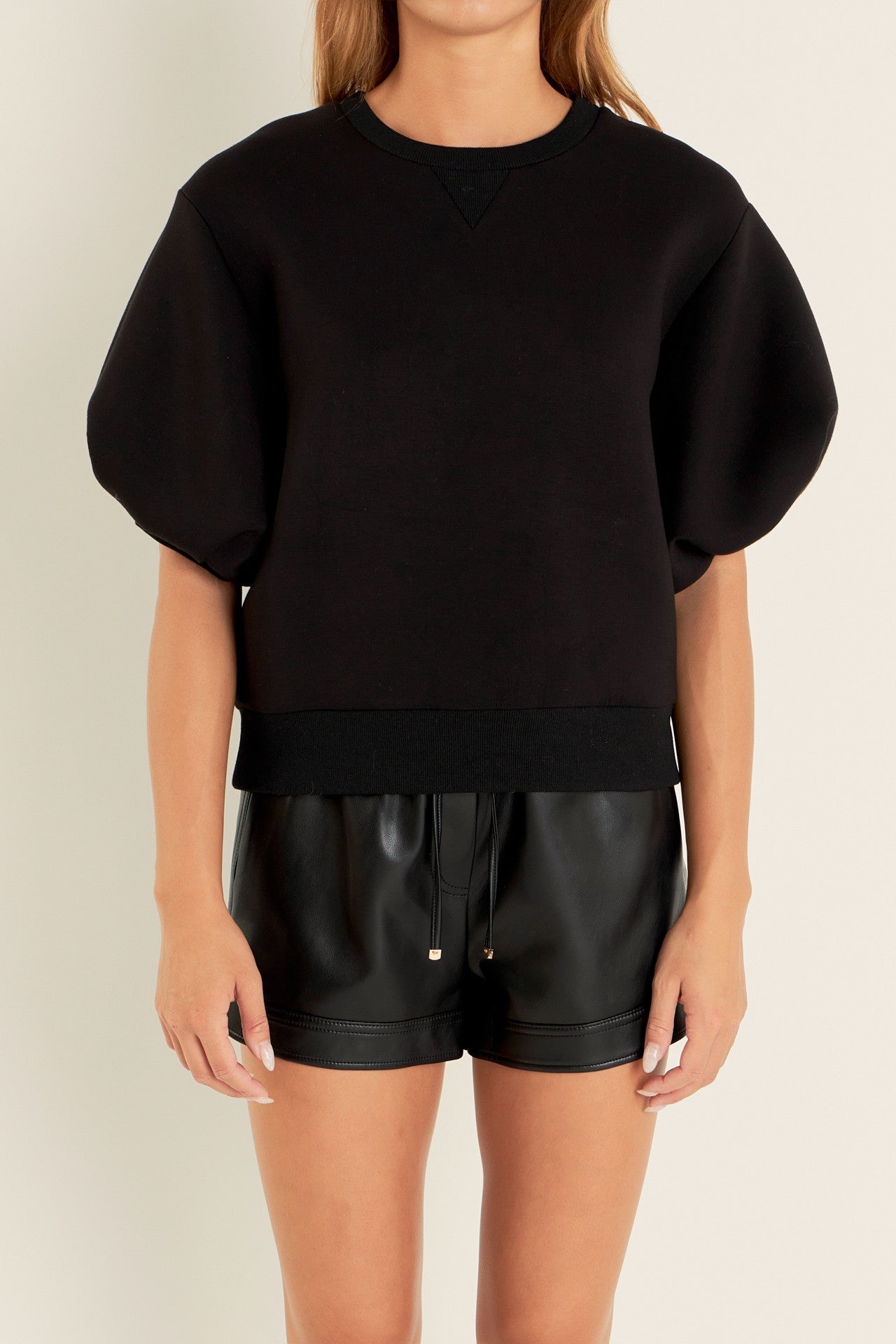 Puff Sleeve Sweatshirt