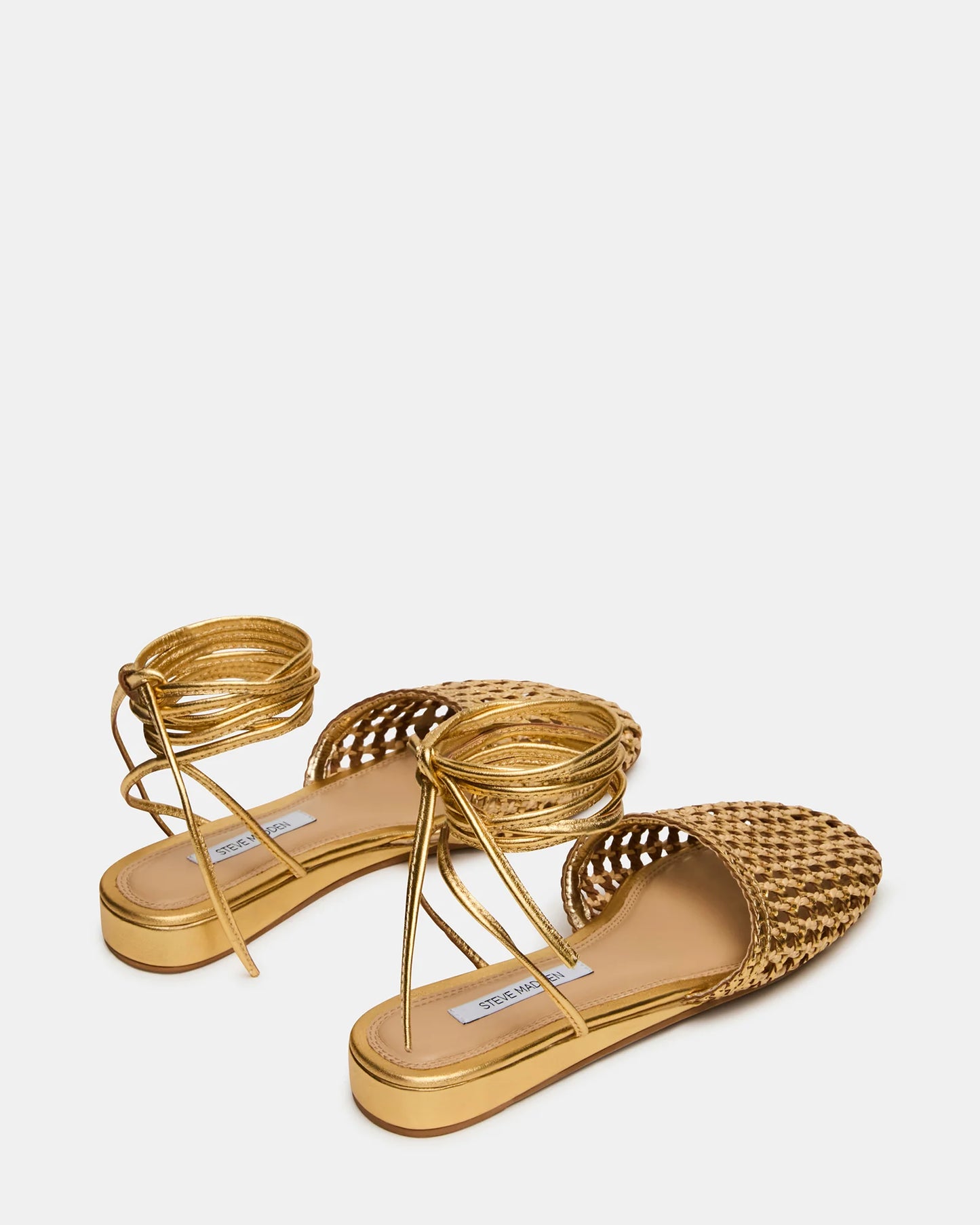 Flutter Gold Sandals