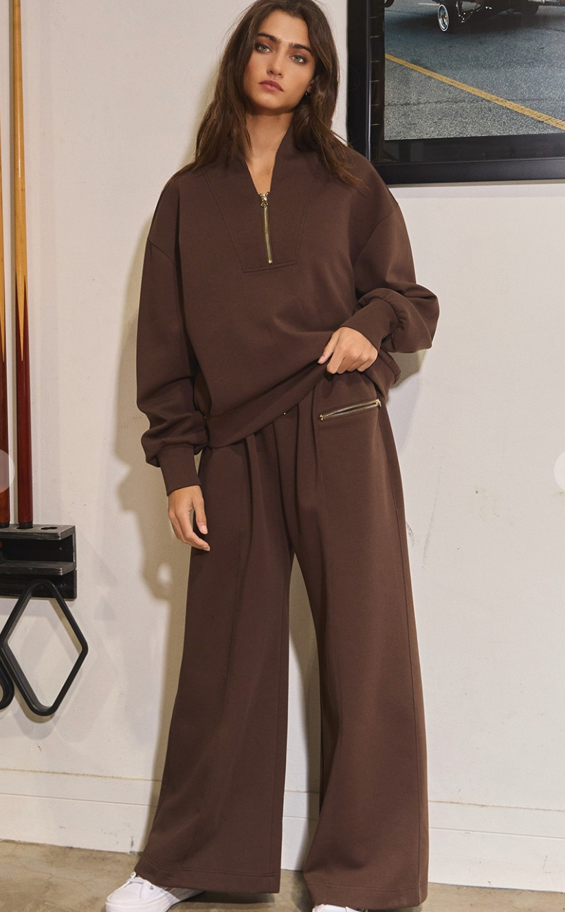 Scuba Oversized Sweatsuit Pants (Set)