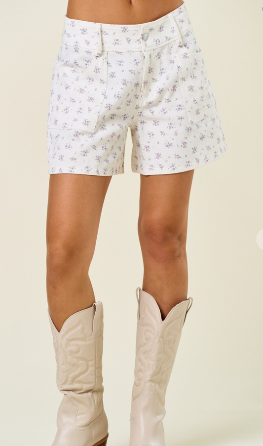 Floral Ditsy Shorts