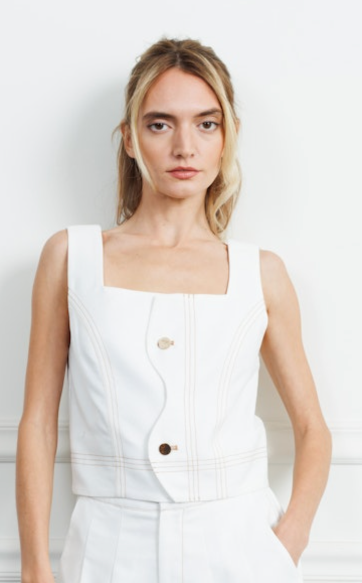Scalloped Front Top (Set)
