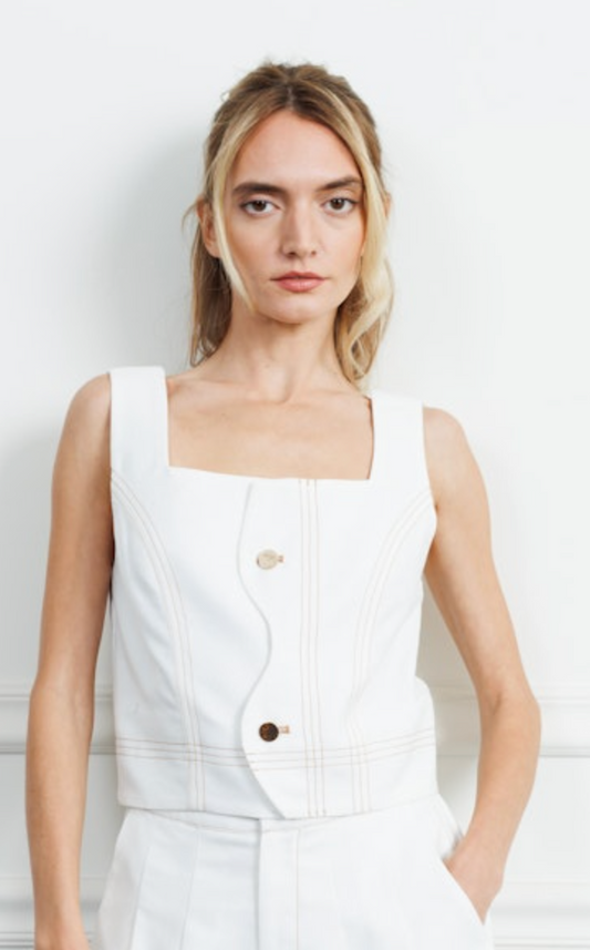 Scalloped Front Top