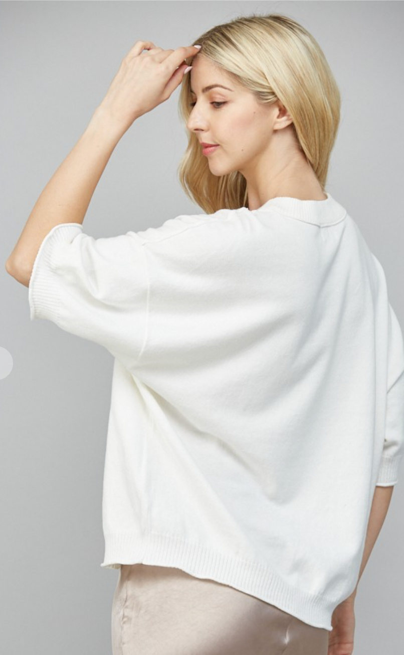Drop Shoulder Sweater