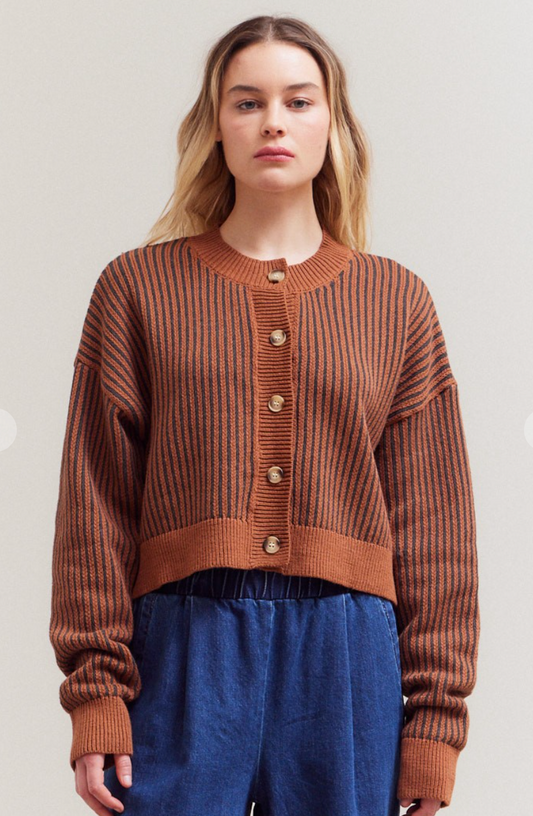Knit Button Up Cardigan