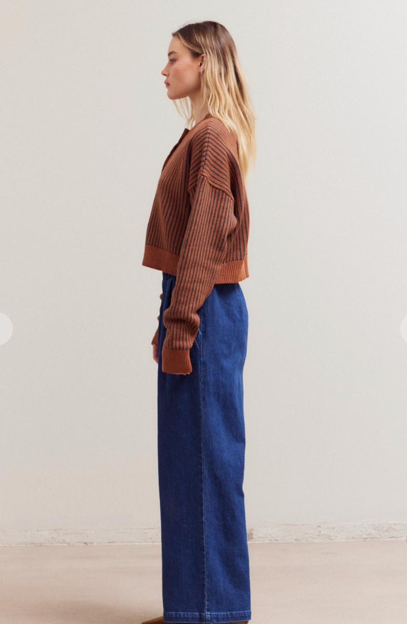 Knit Button Up Cardigan