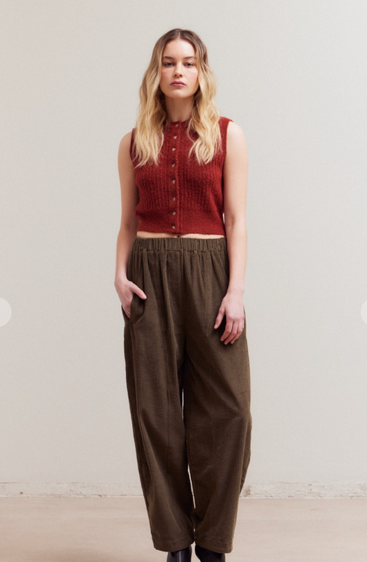 Fitted Button Up Top