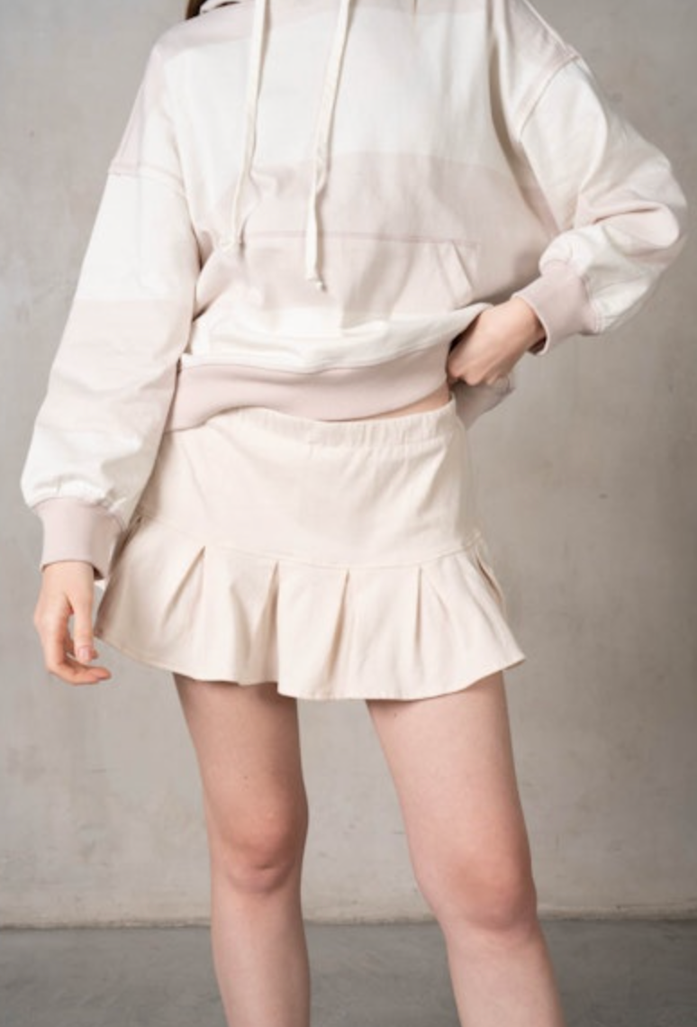 Pleated Mini Skort