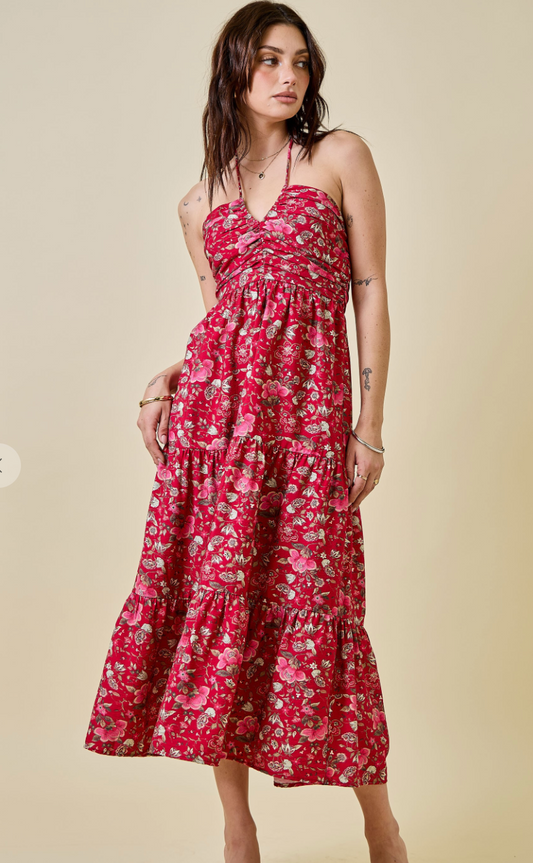 Halter Midi Dress