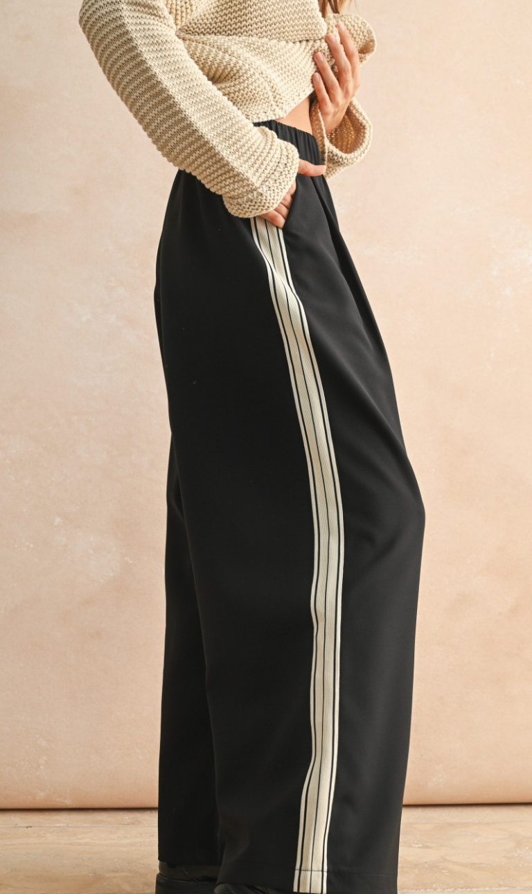 Strip Panel Side Pants