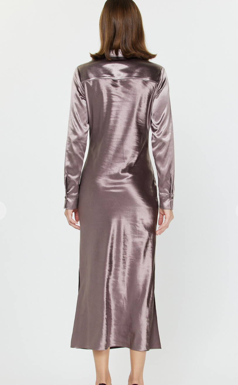 Silky Bias Midi Dress