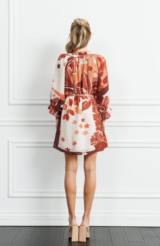 Christy Printed Mini Dress