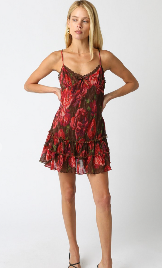 Nia Ruffle Floral Dress