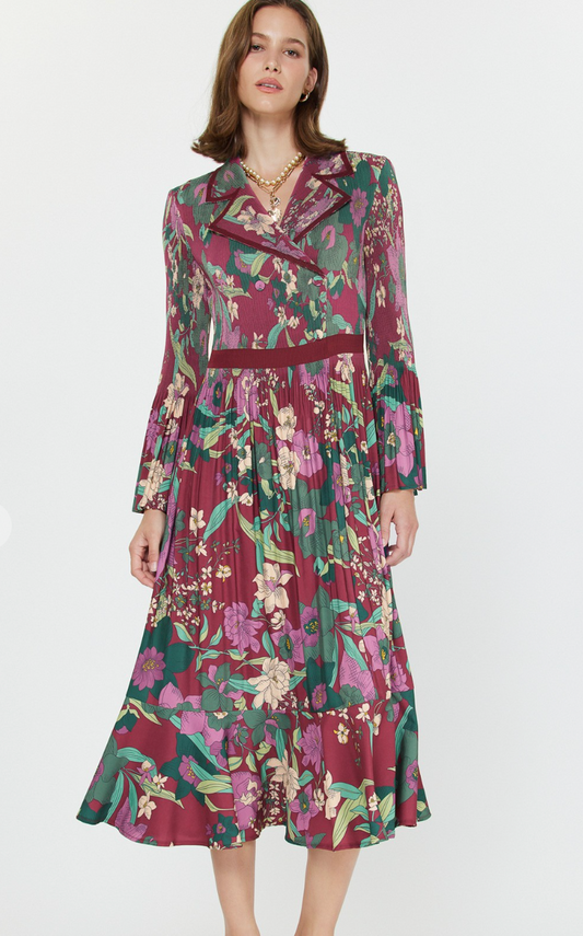 Floral Print Midi Dress
