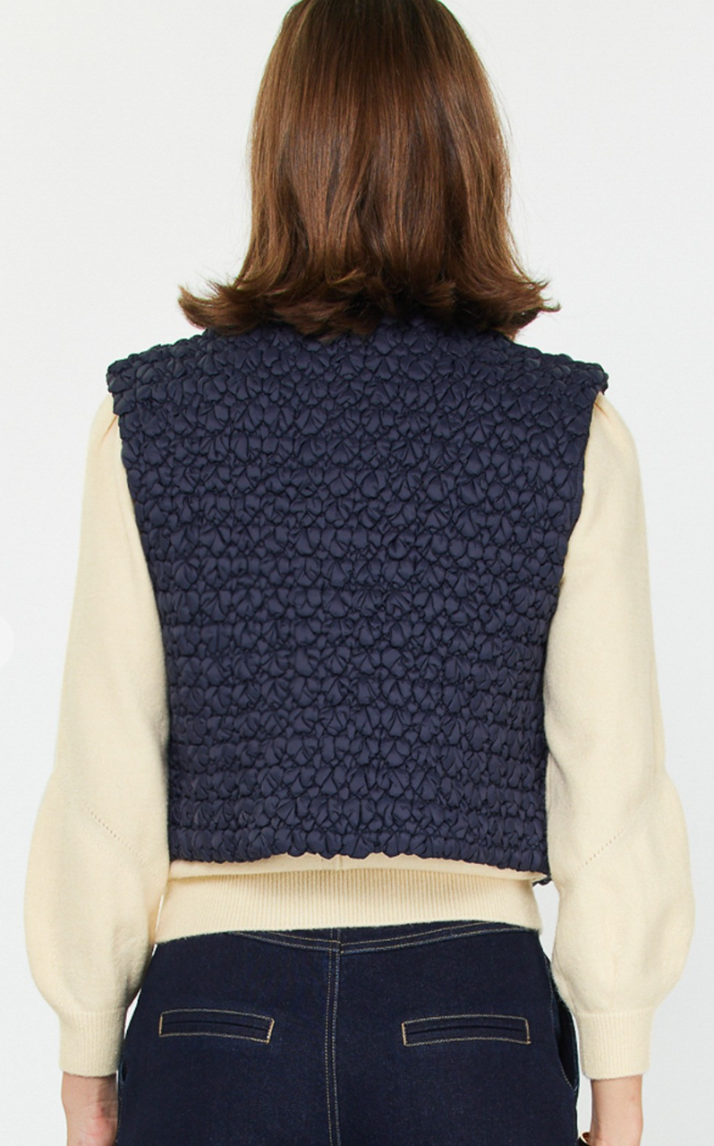 Cropped Quilting Vest