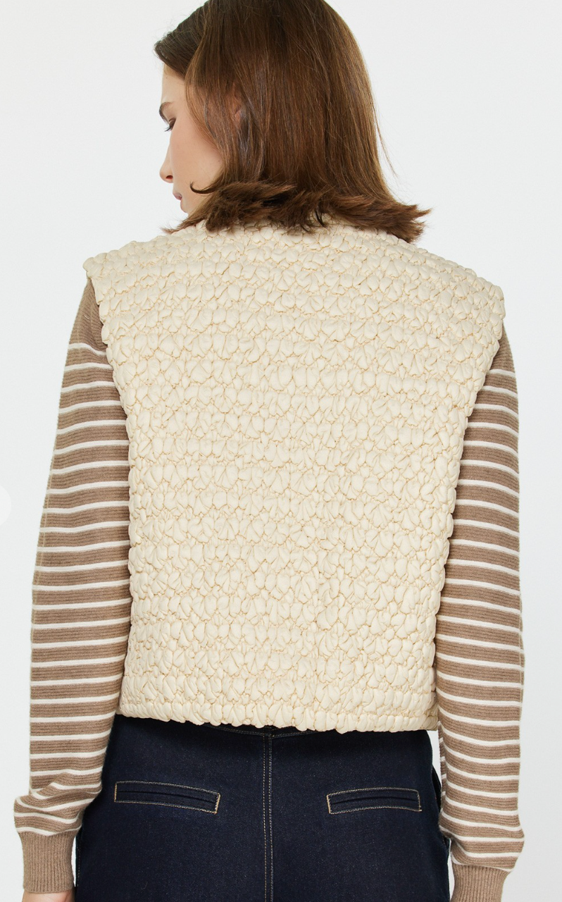 Cropped Quilting Vest