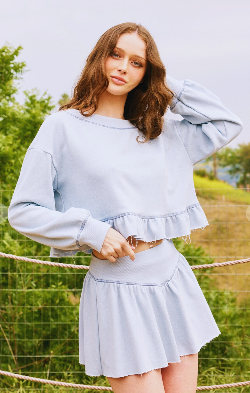 Pleated Mini Skort
