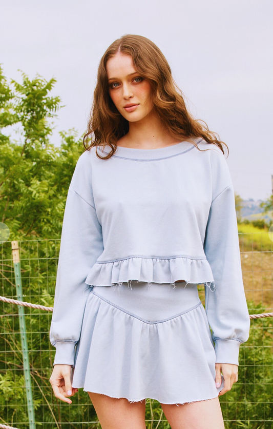 Pleated Mini Skort