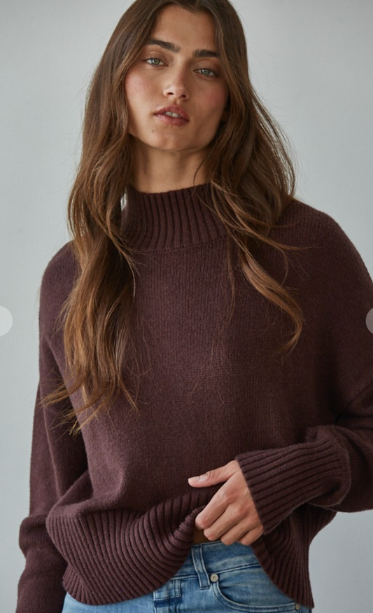 Uptown Mock Neck Sweater