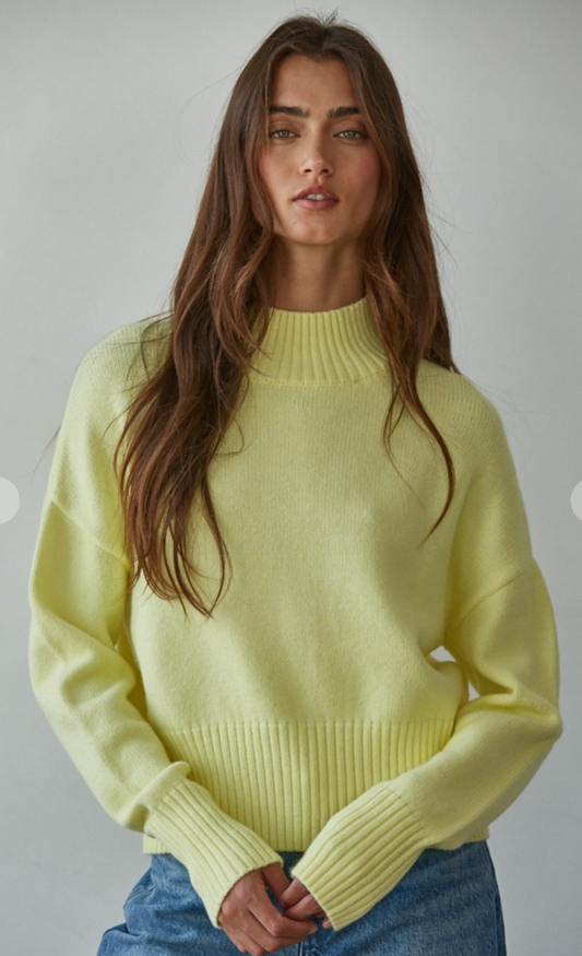 Uptown Mock Neck Sweater