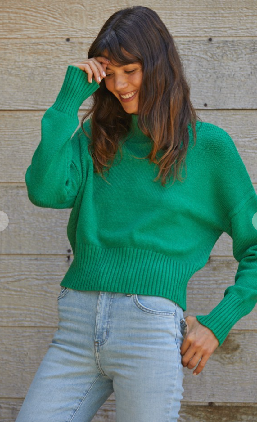 Uptown Mock Neck Sweater
