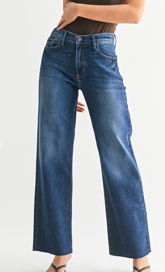 Palazzo Straight Leg Jeans