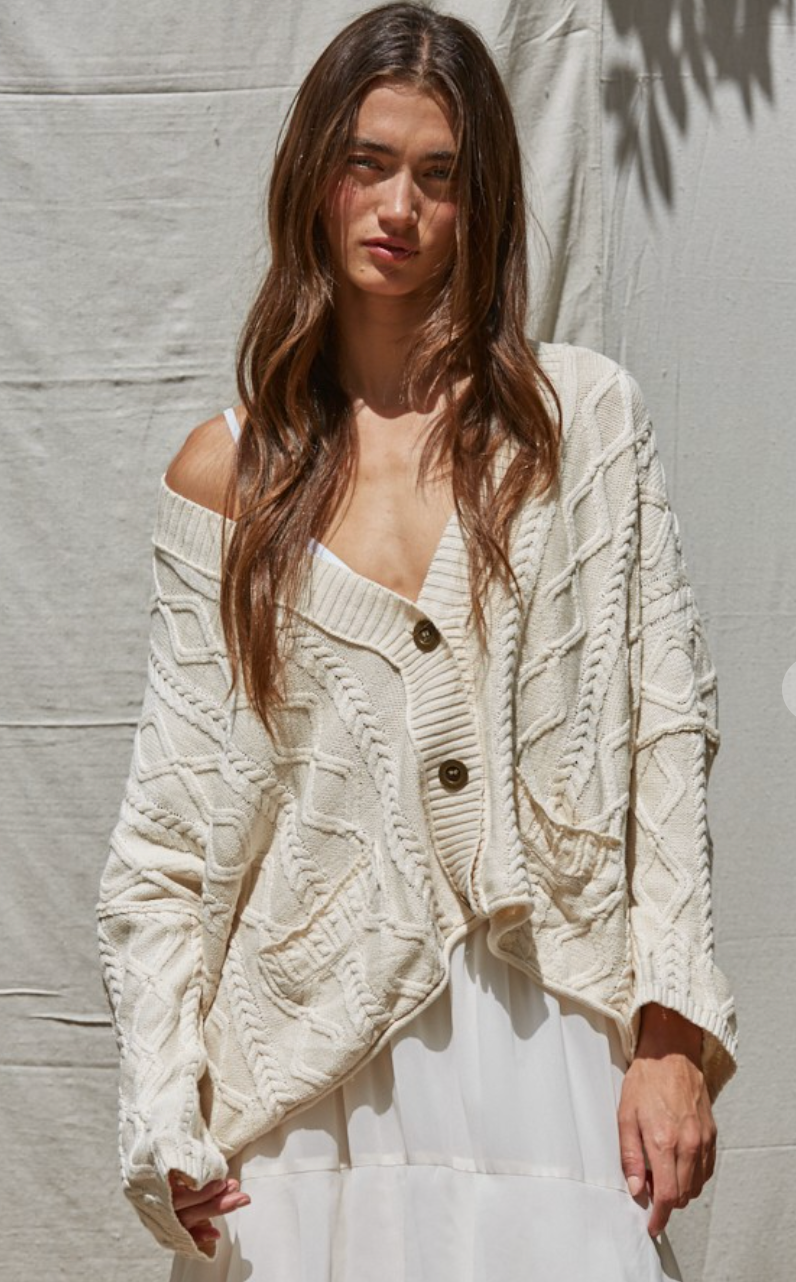 Cable Knit Cardigan