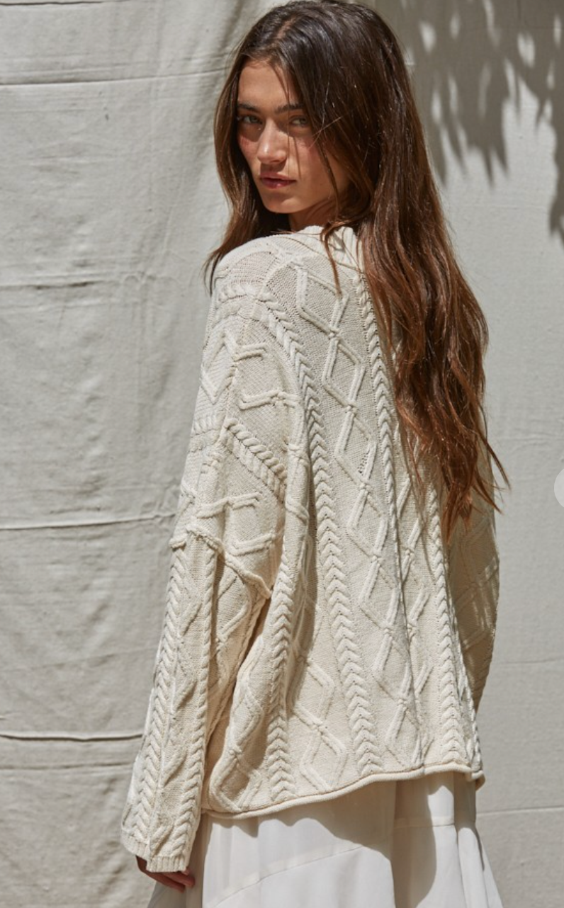 Cable Knit Cardigan