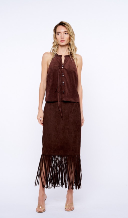 Harbor Suede Tank Top