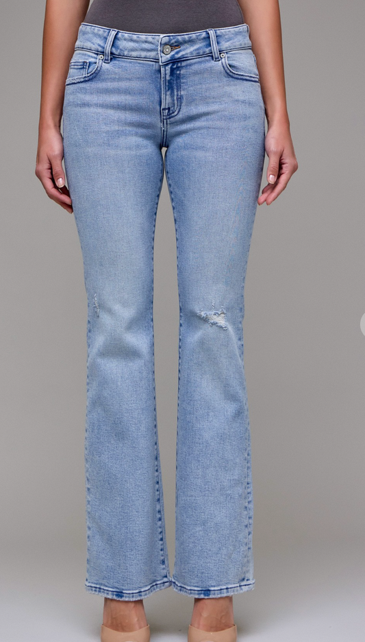 Low Rise Boot Cut Jeans