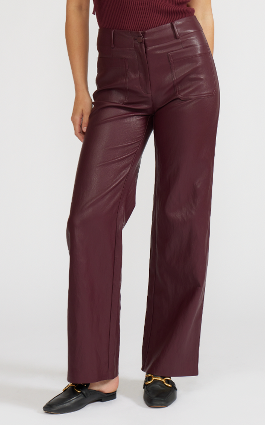 Reeve Faux Leather Pants
