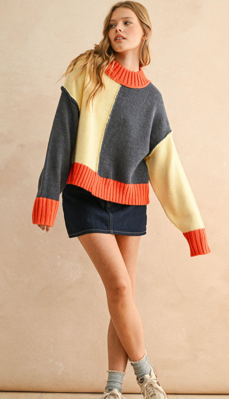 Color Block Sweater