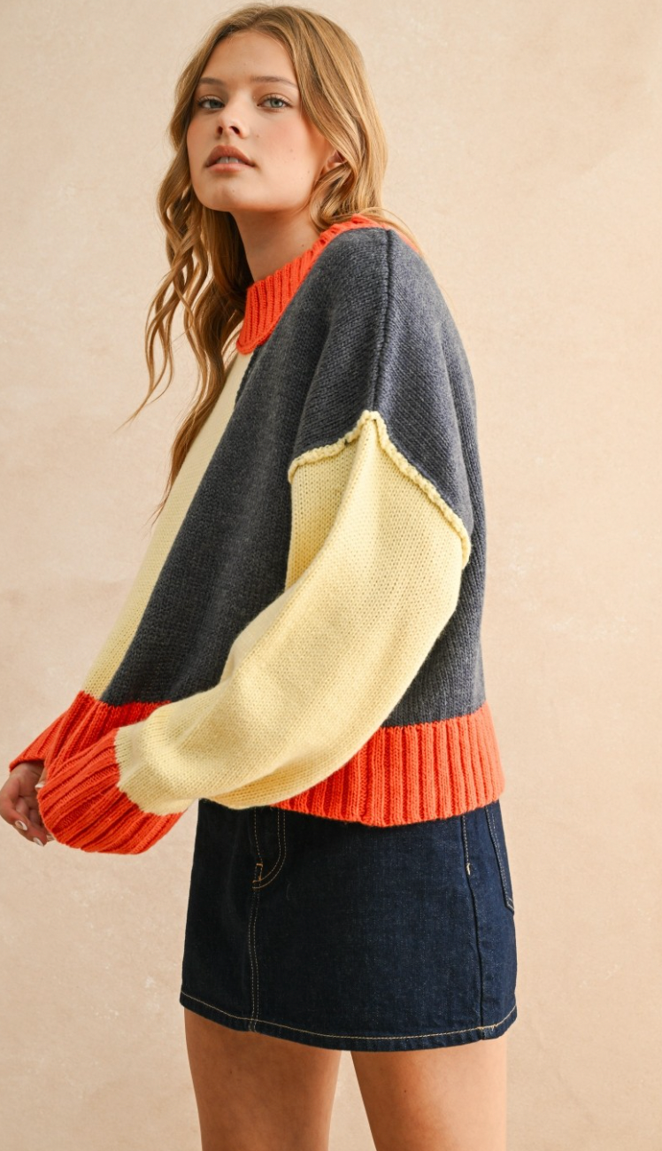 Color Block Sweater